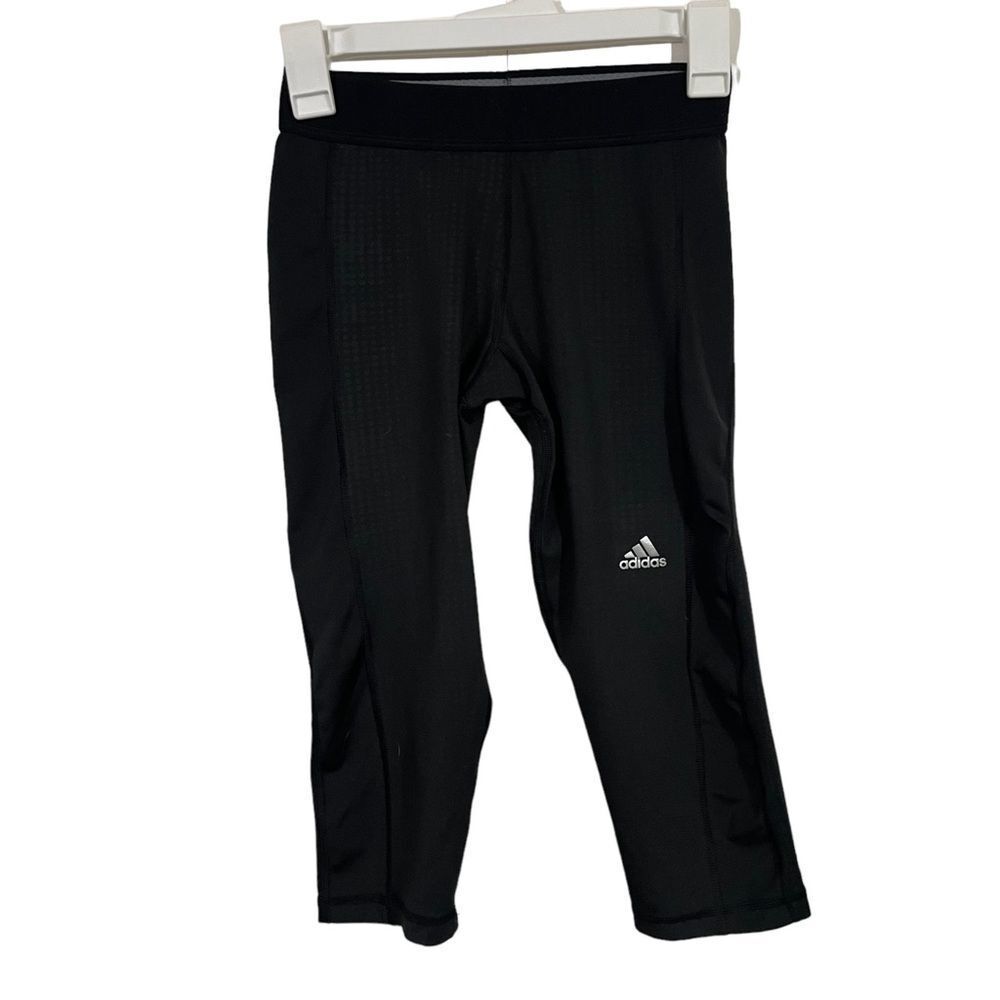 Adidas Black Activewear Capris
